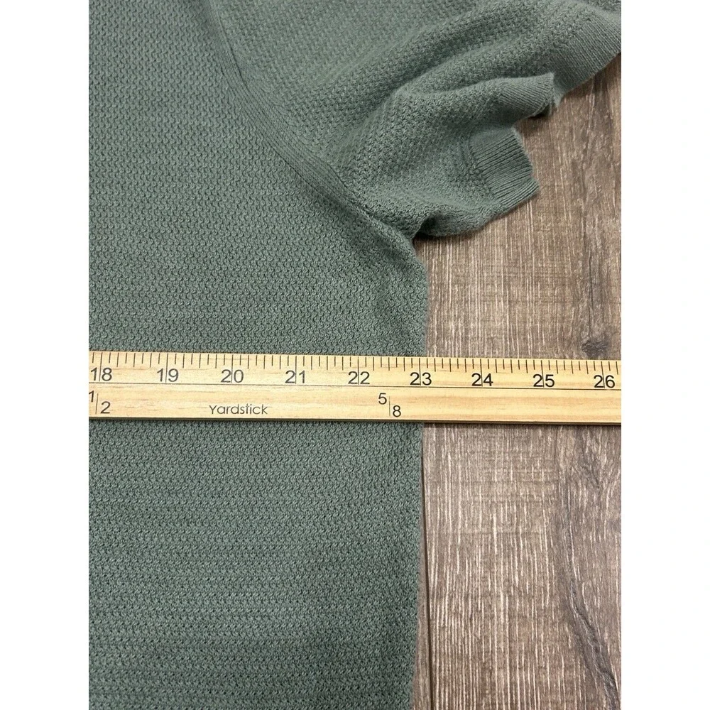 J Crew Knit Polo Shirt Men’s XL Green Short Sleeve Casual Brunch Beach CI774